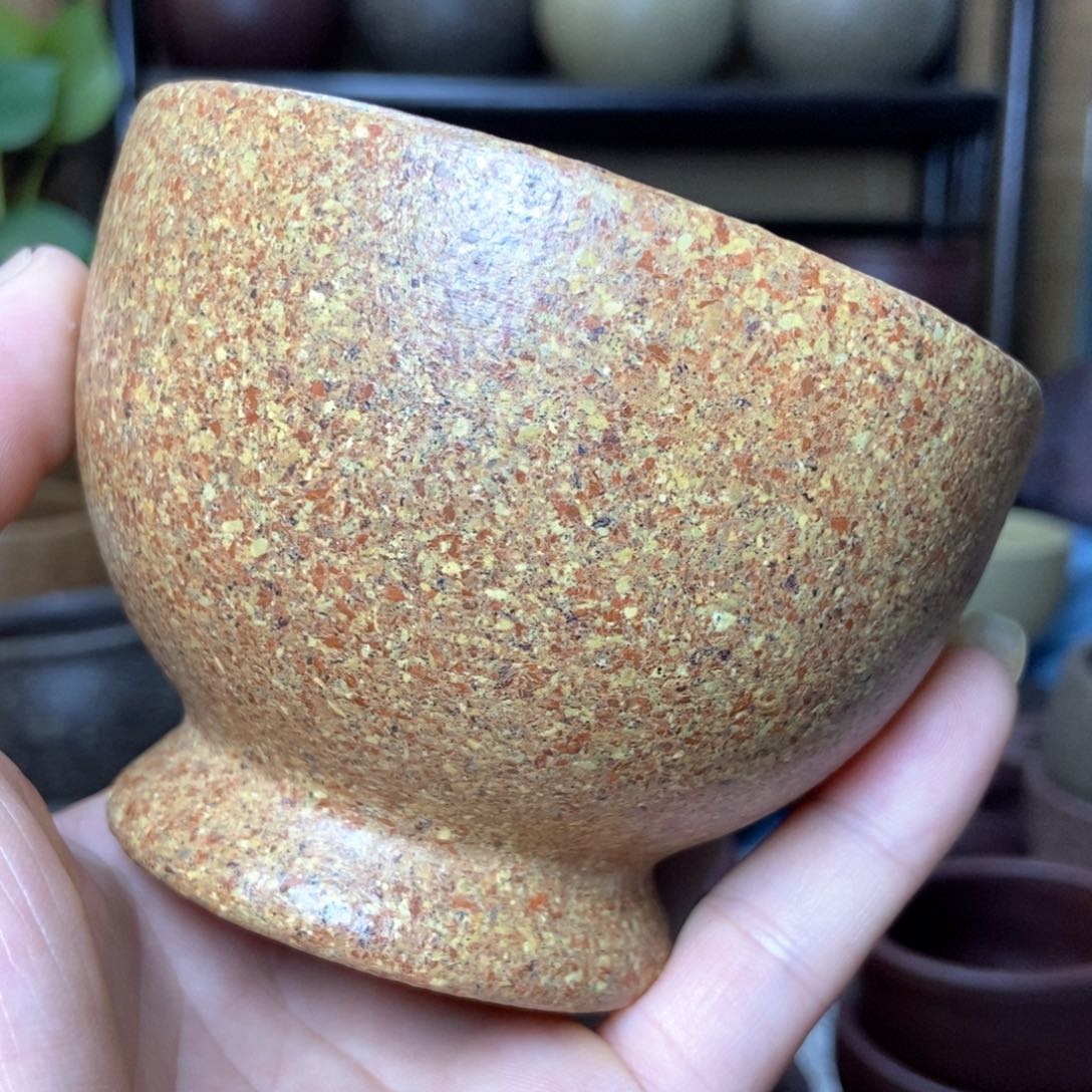 茶杯紫砂16目手工料半手工230毫升