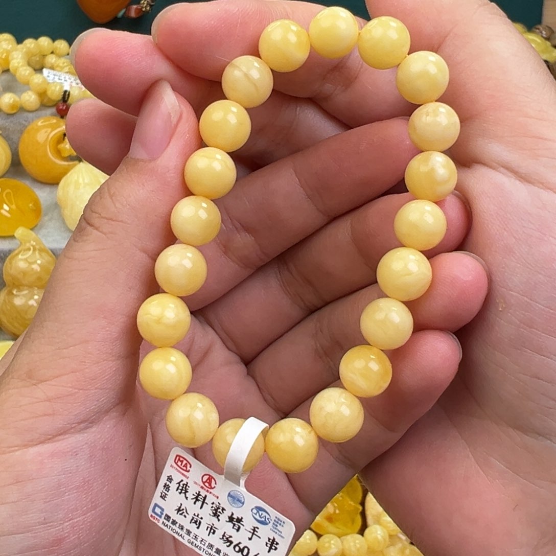 未镶嵌蜜蜡吊坠(不含链)