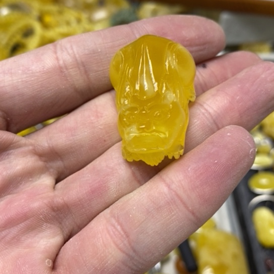 蜜蜡裸石未镶嵌吊坠