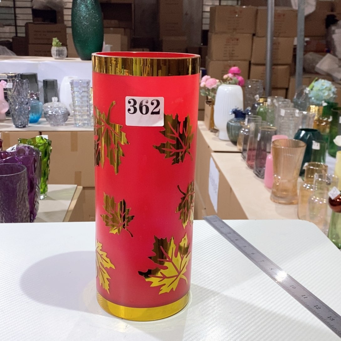 玻璃 362高30口12玻璃花瓶嘎嘎好看玻璃花瓶