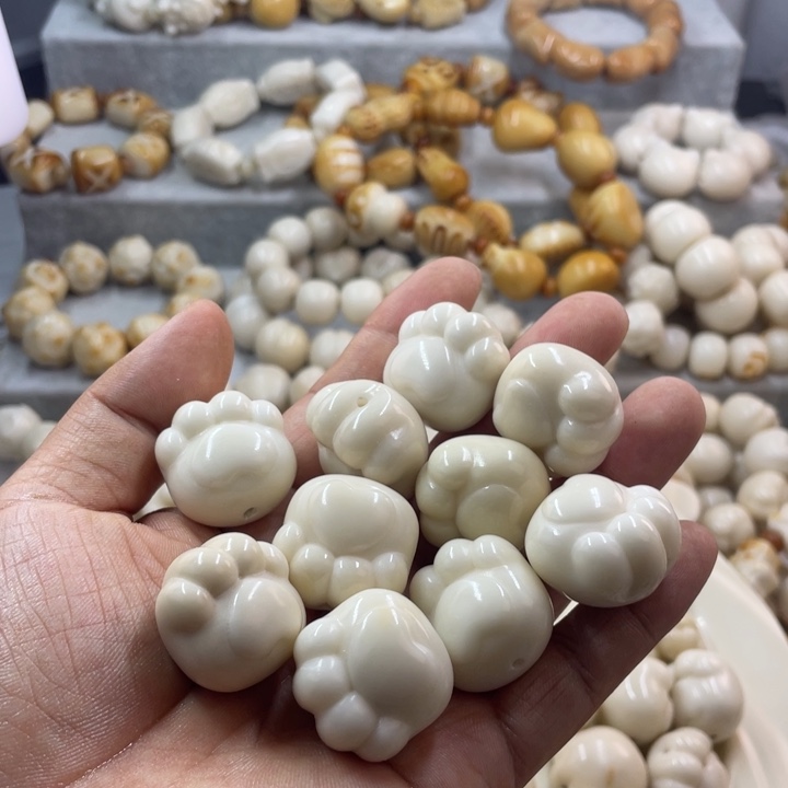 吊坠菩提根/象牙果微瑕象牙果熊爪十颗卡25