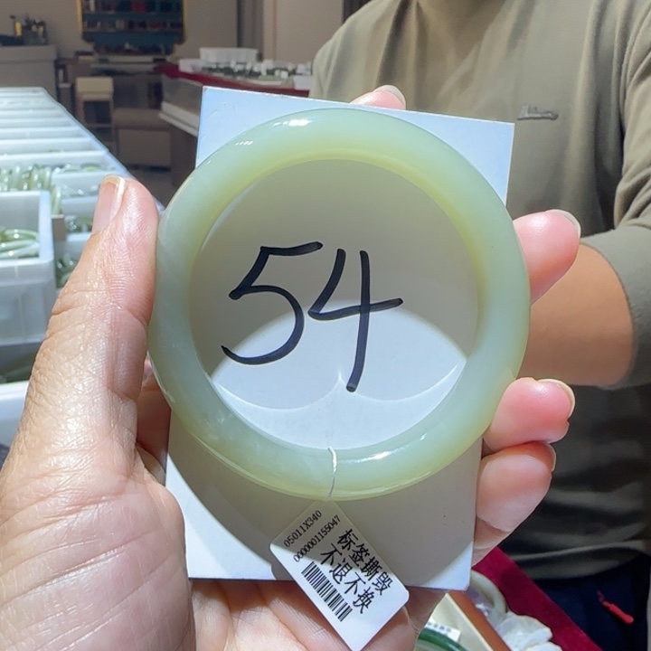 和田玉未镶嵌手镯902