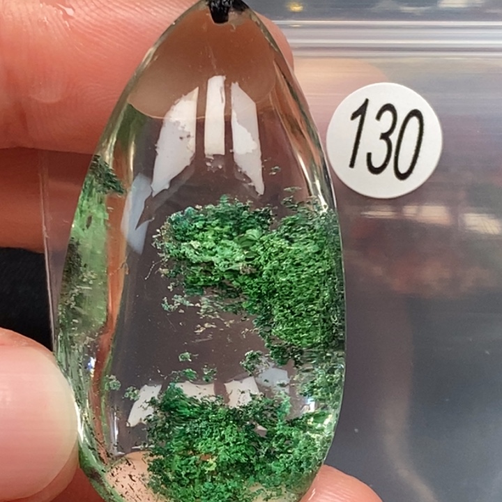 柳***生未镶嵌水晶颈饰天然