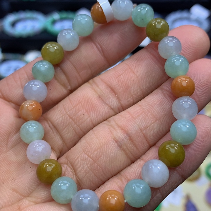 翡翠手链未镶嵌翡翠 7.8 