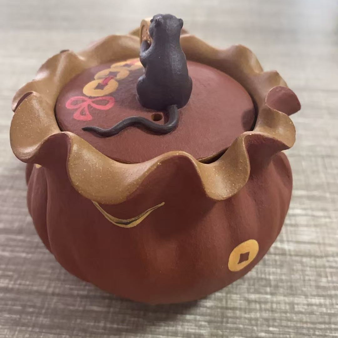 纯手工制作数你有钱手抓壶
