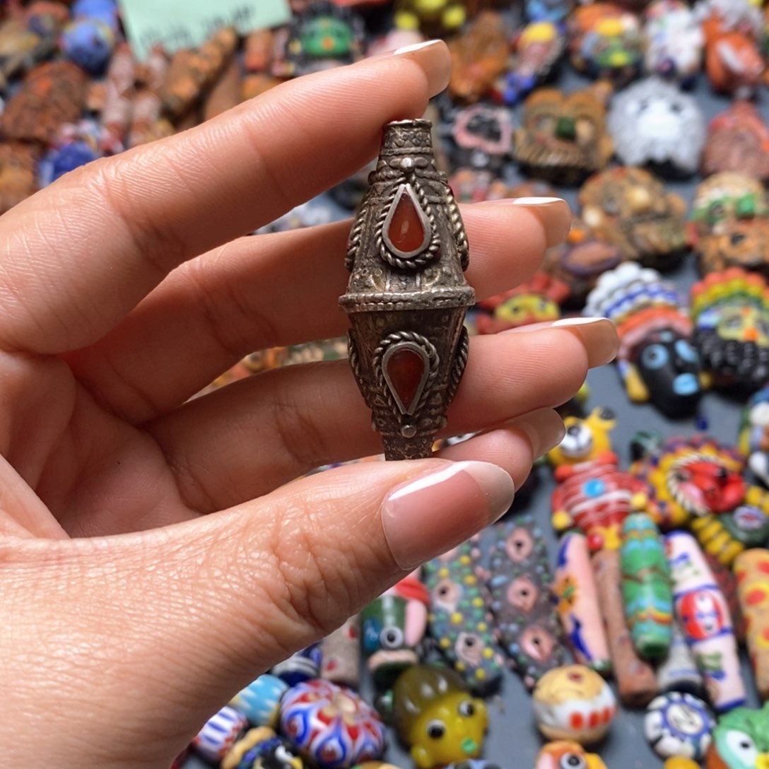 琉璃颈饰印度尼西亚配件