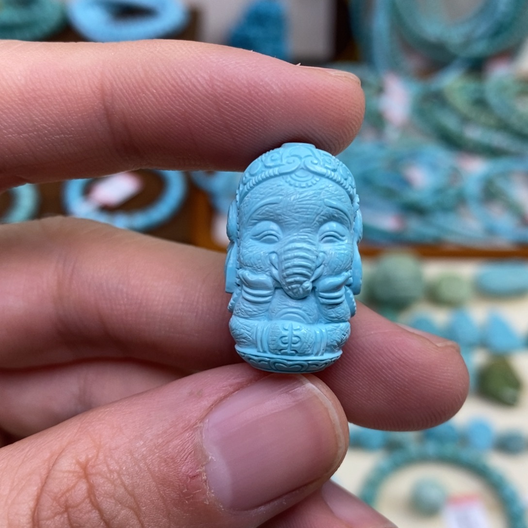 绿松石未镶嵌配饰