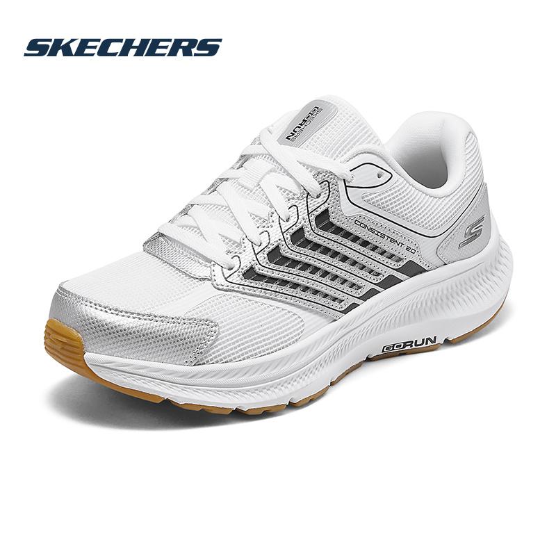 斯凯奇女鞋正品2025夏季新款跑步鞋耐磨缓震透气时尚轻便运动鞋