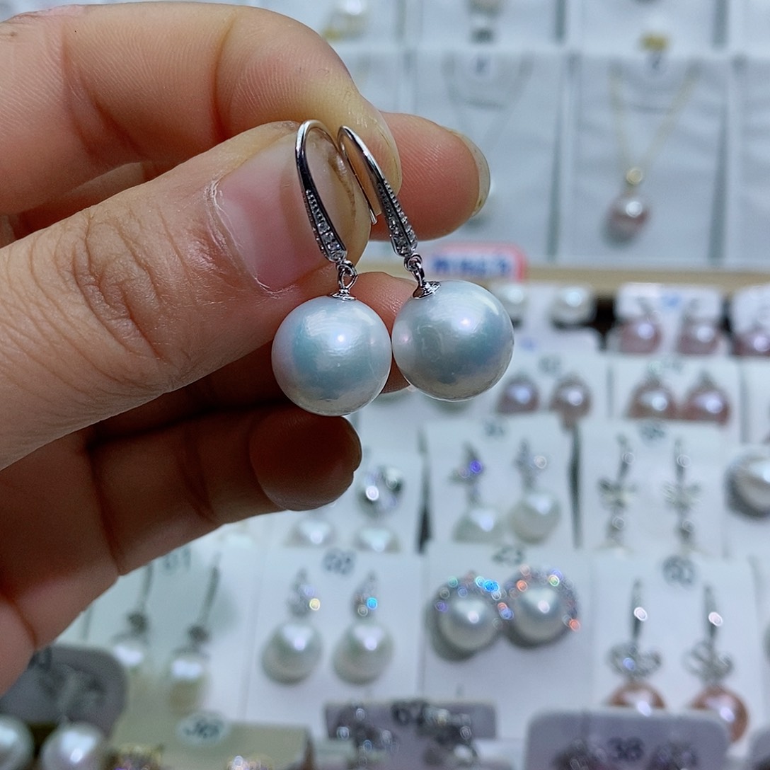 淡水珍珠银S925镶嵌吊坠(赠链)平**谈