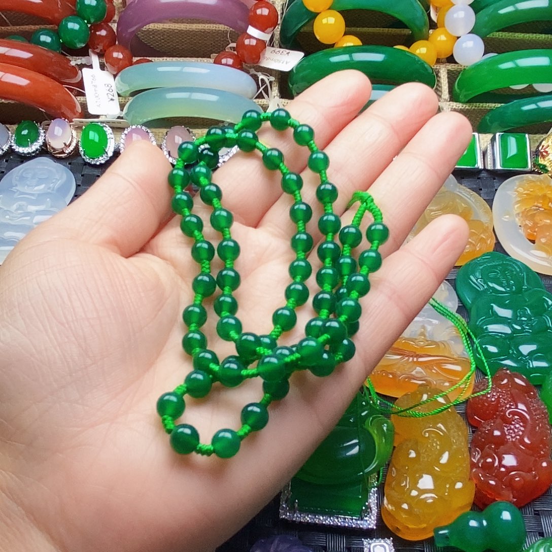 ๑****玛瑙/玉髓未镶嵌颈饰