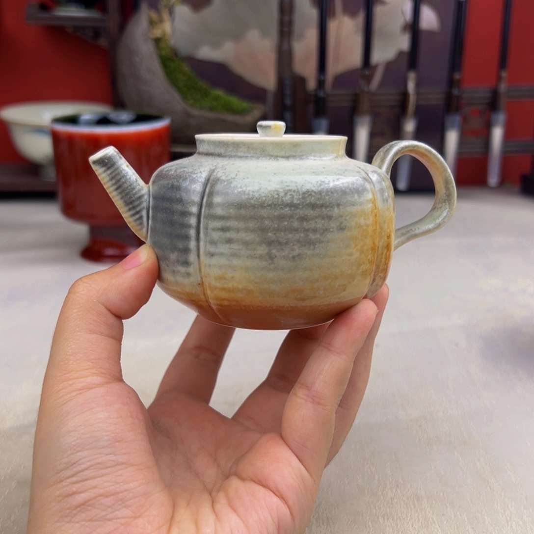 杯子纯手工柴烧主人杯