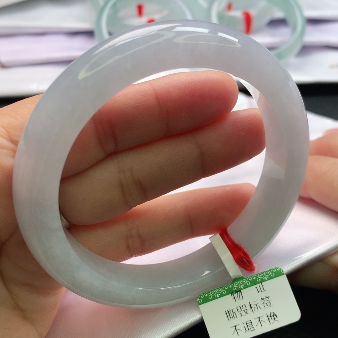 翡翠手镯未镶嵌缅甸58.59