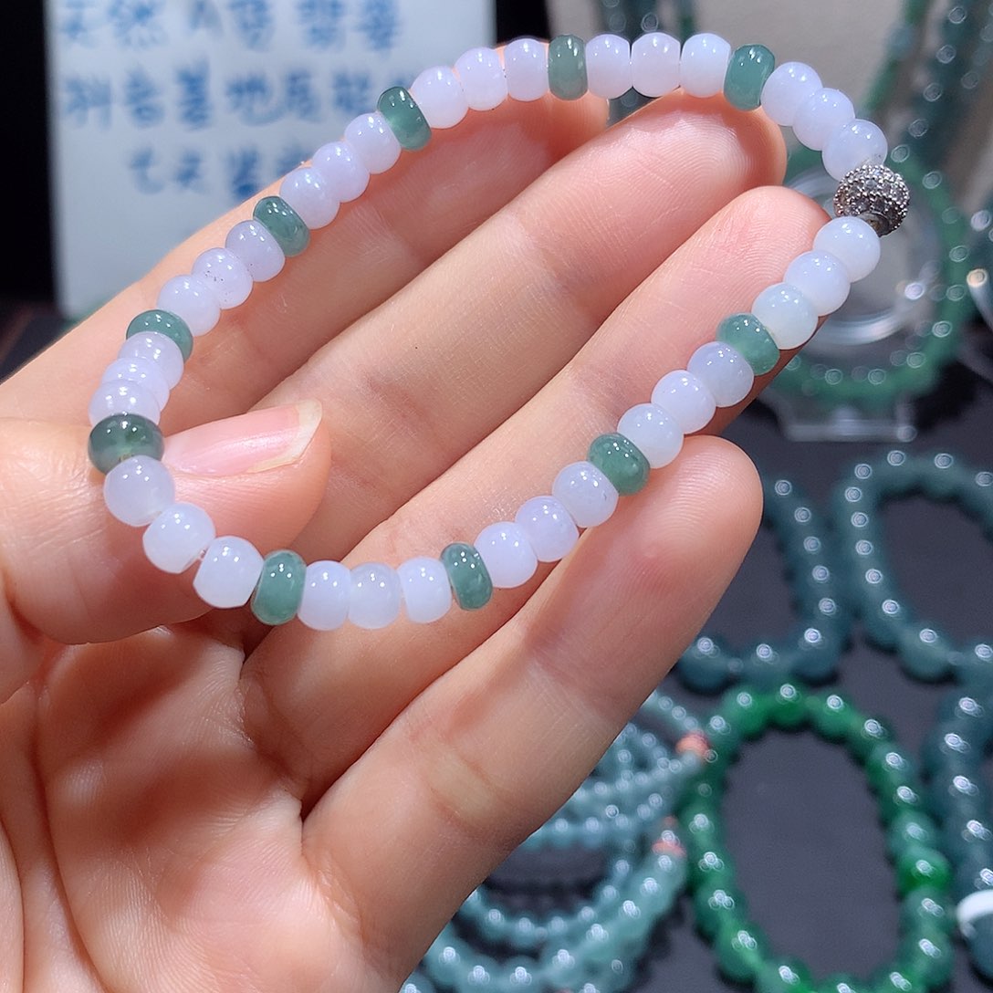 未镶嵌手串翡翠正品纯天然A货翡翠手串