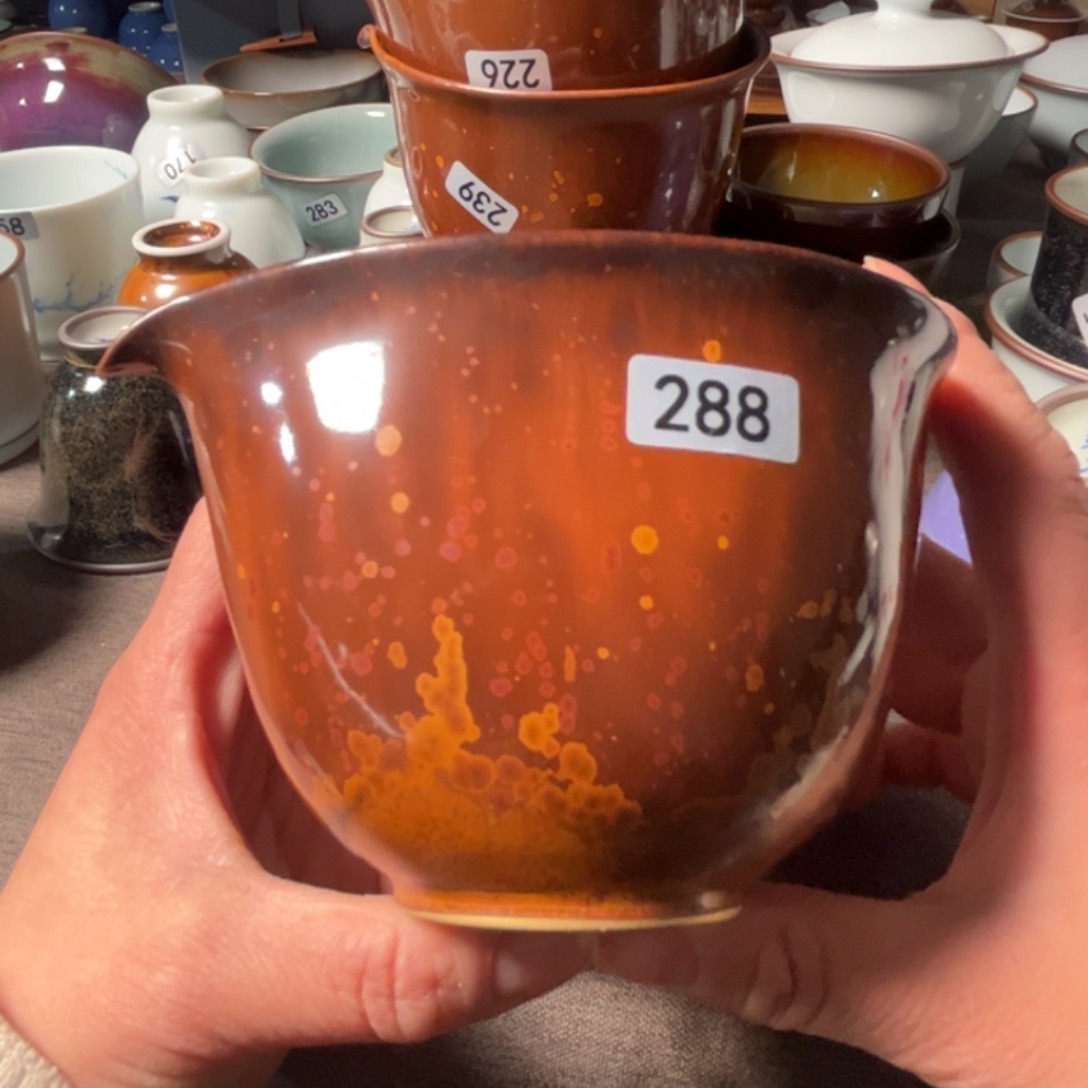 -*R木首釉公道杯容量200毫升