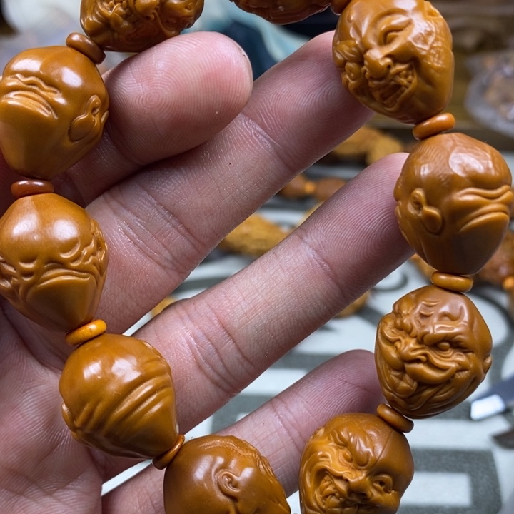 橄榄核手串/手链橄榄核雕工艺手串