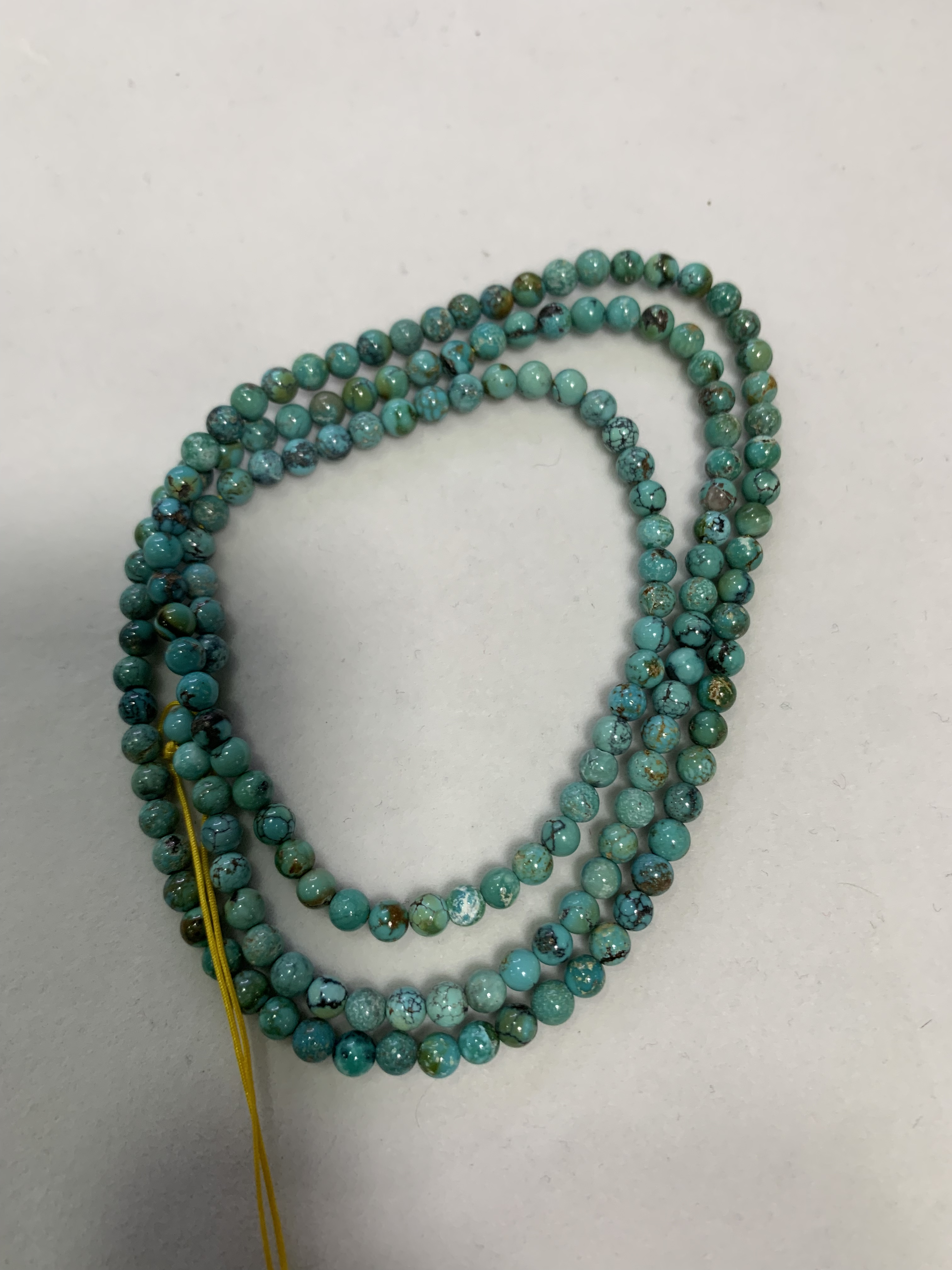 天然原矿绿松石多圈