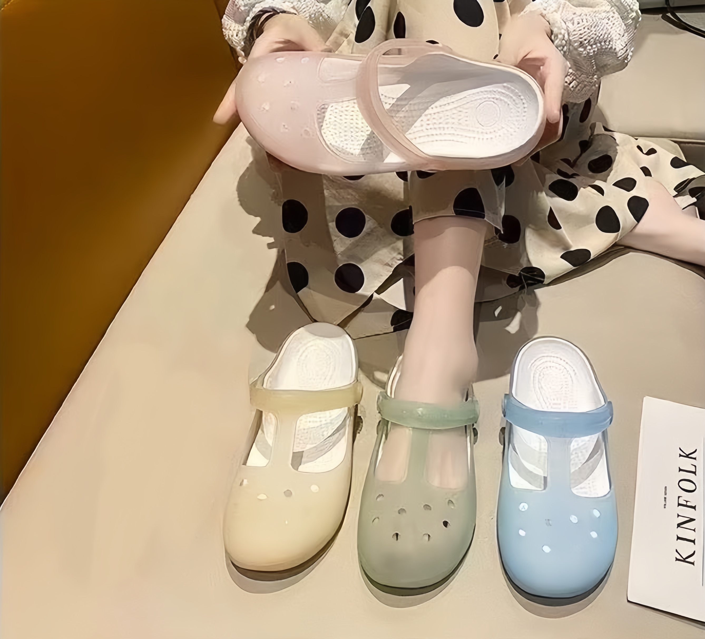 果冻鞋女夏超火松糕防滑居家新款外穿凉拖爆款