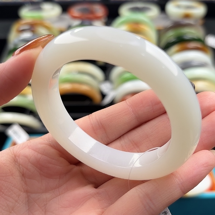 和田玉（糖玉）未镶嵌手镯53.3