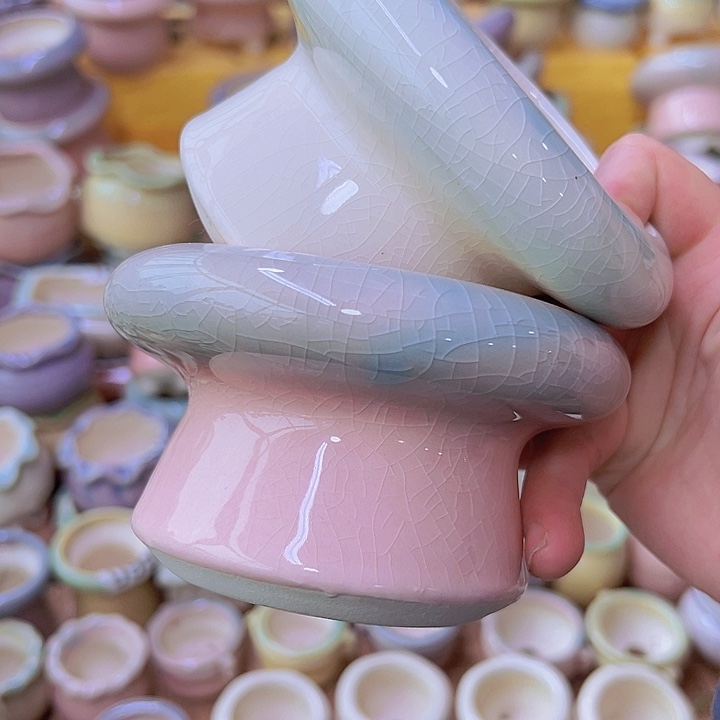 红陶陶瓷花盆当场满12包邮