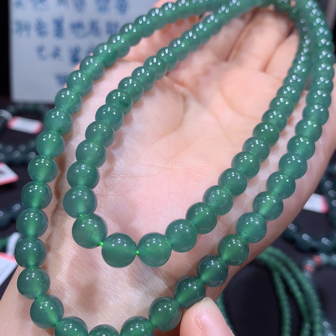 未镶嵌手串翡翠正品天然A货翡翠项链