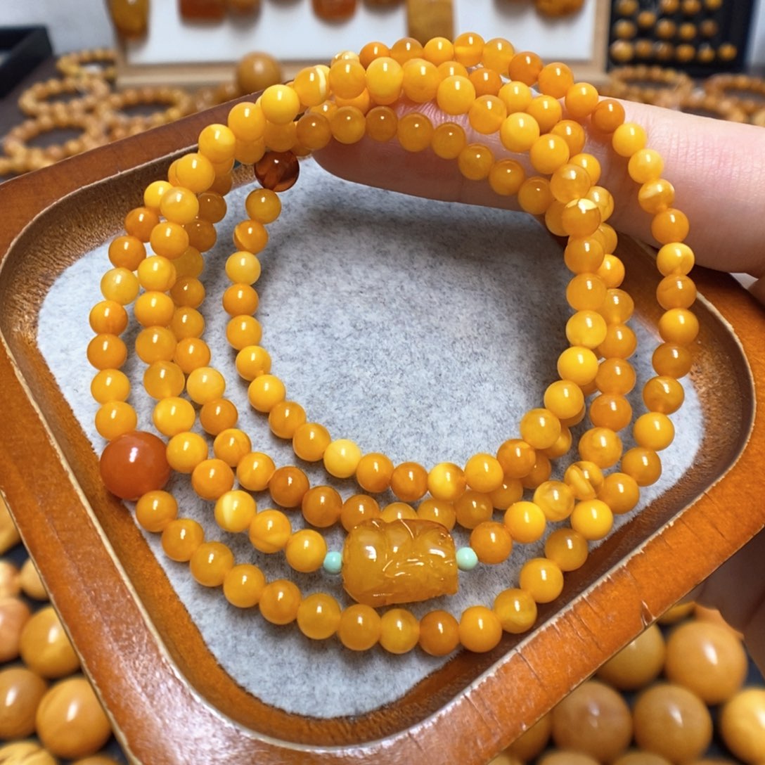 蜜蜡手链未镶嵌蜜蜡