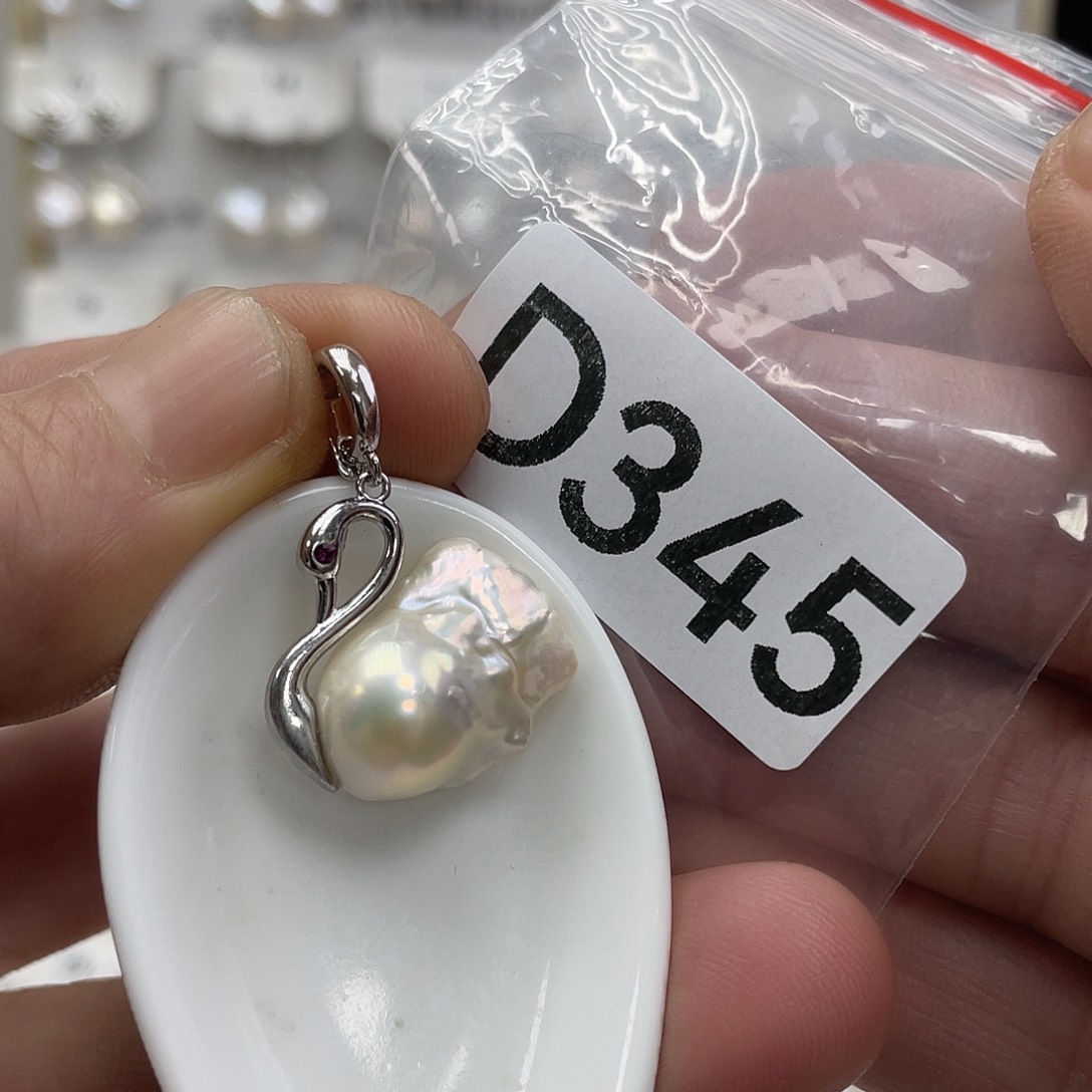 淡水珍珠颈饰银S925镶嵌