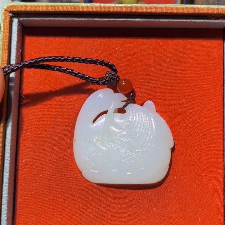 明***哥未镶嵌和田玉挂件