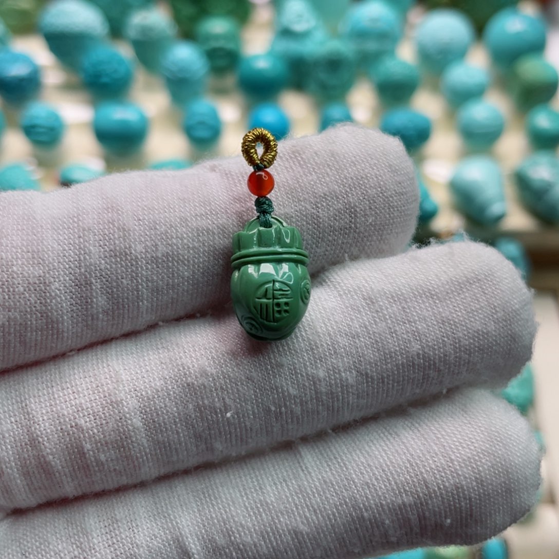 绿松石珠宝奇石未镶嵌