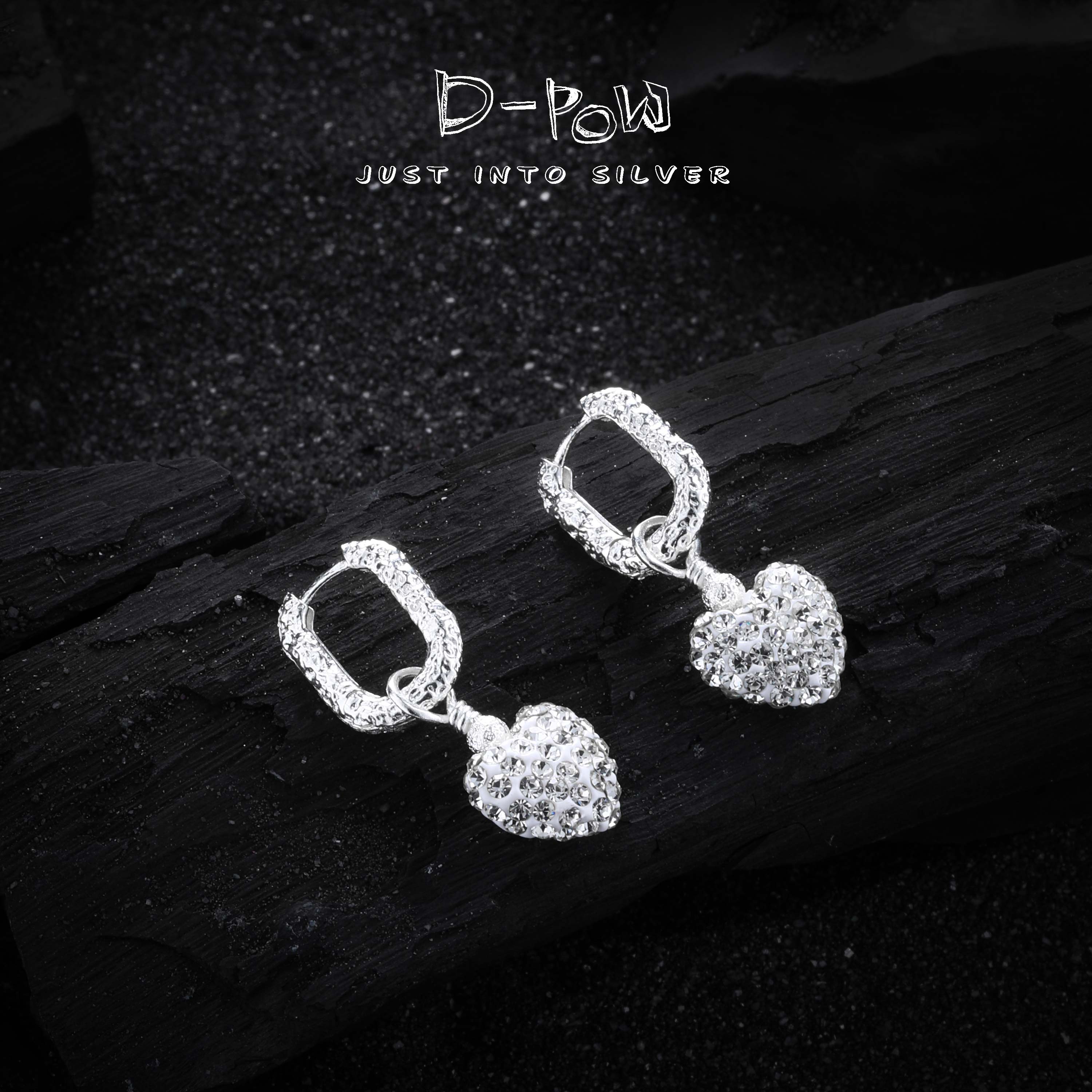 灯小炮 925银合成锆石耳饰 熔岩桃桃耳坠（9019）气质百搭韩版简约