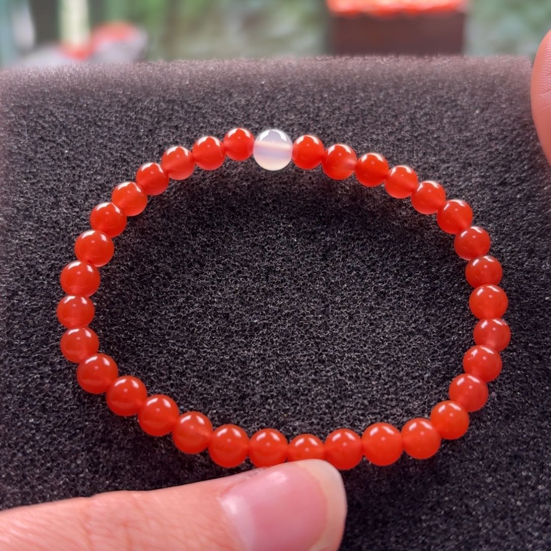 手串未镶嵌南红玛瑙