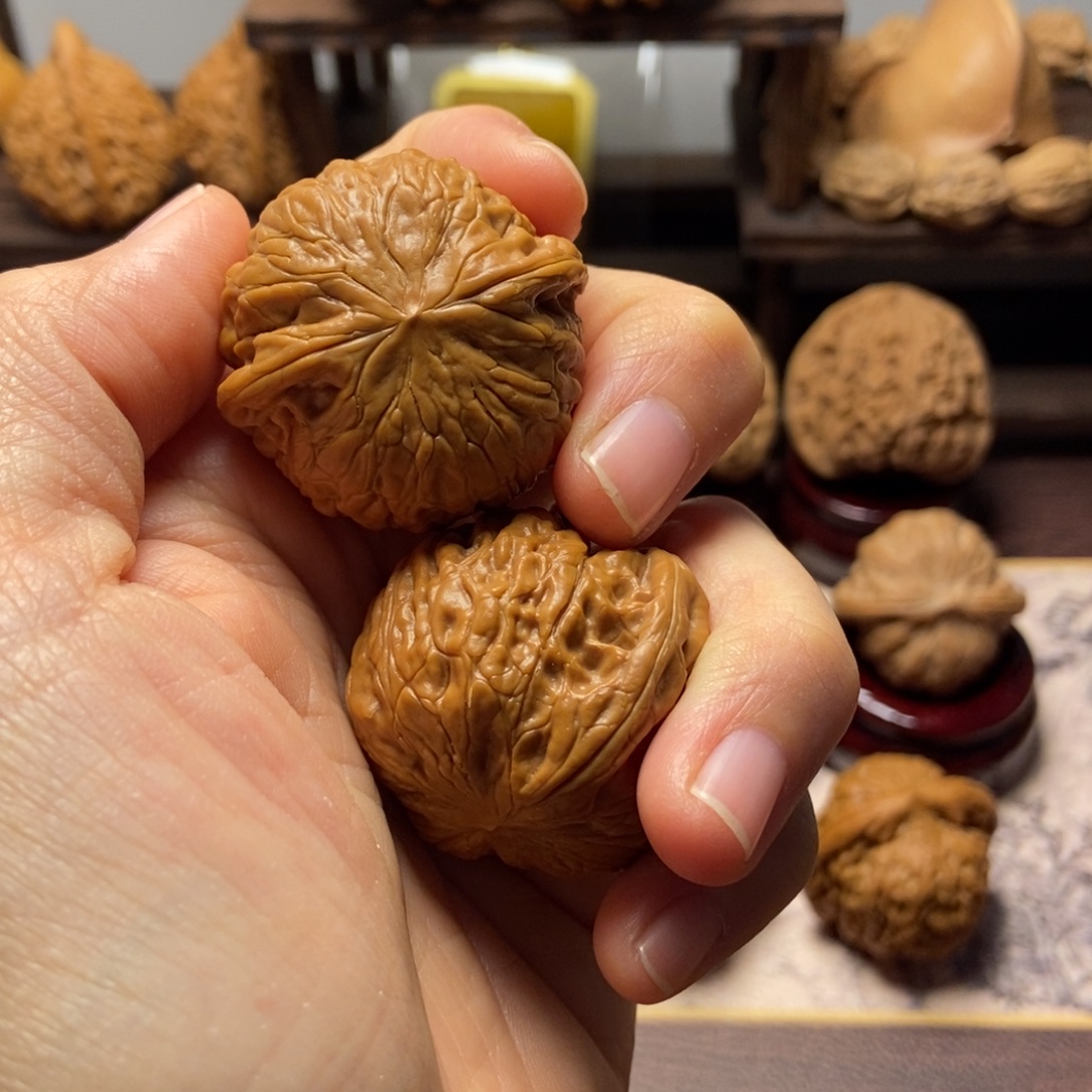 靠***谱文玩核桃把件铁锤尺寸37