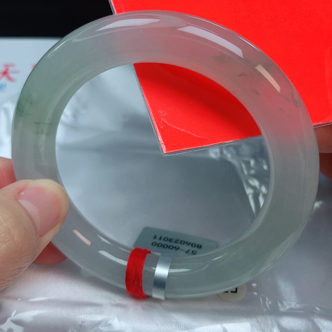 翡翠手镯未镶嵌缅甸天然A货翡翠57