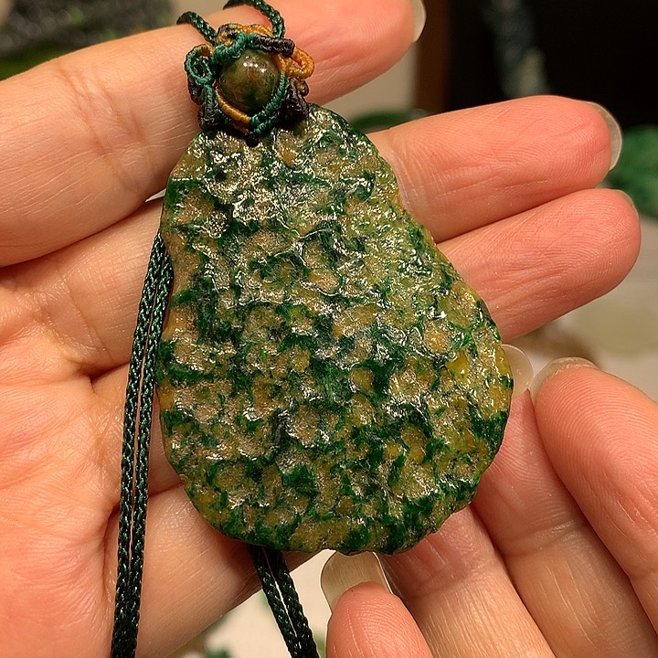翡翠未镶嵌颈饰天然翡翠吊坠