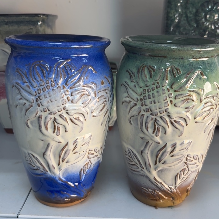 紫砂花盆口15高25，111111