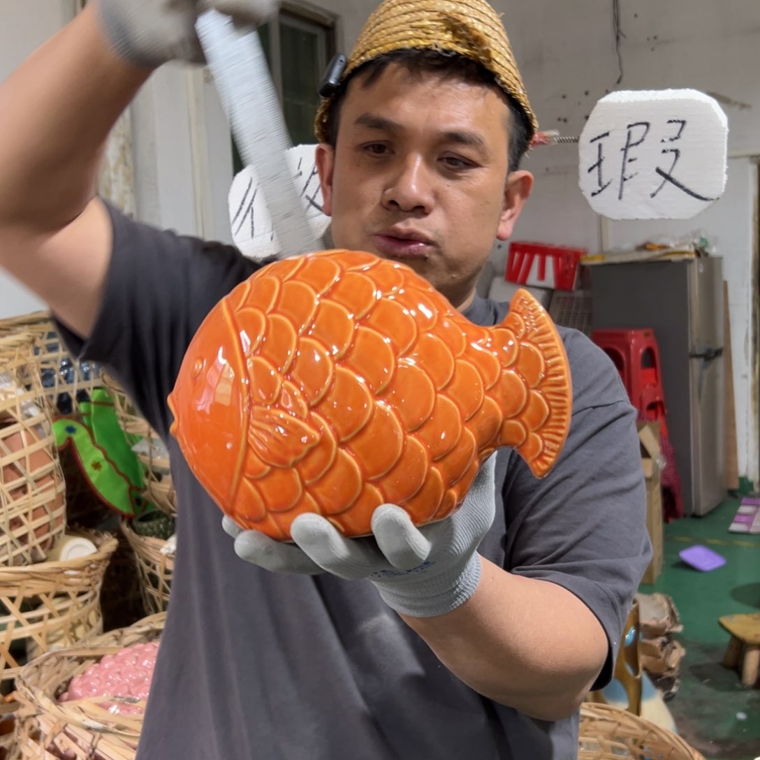 摆件41 号高中低温陶瓷工艺瓶（部分微瑕）