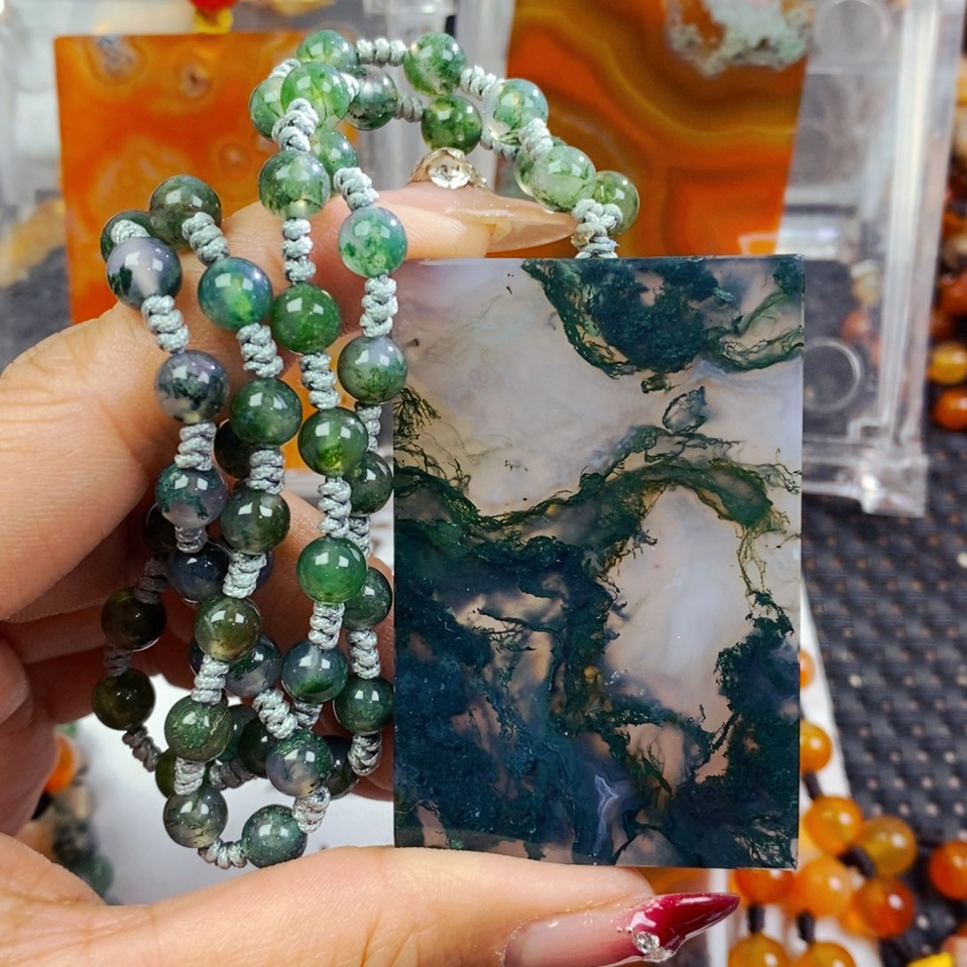 玛瑙/玉髓颈饰未镶嵌云120