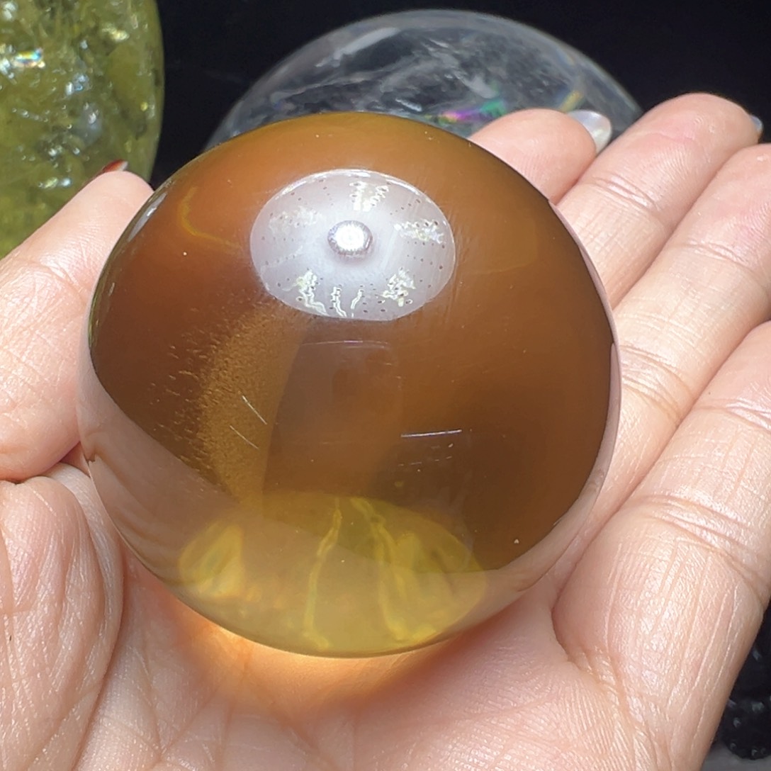 水晶水晶摆件未镶嵌光**月