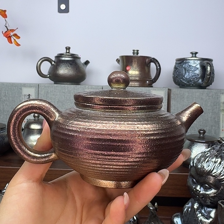 道***学壶云南建水柴烧壶