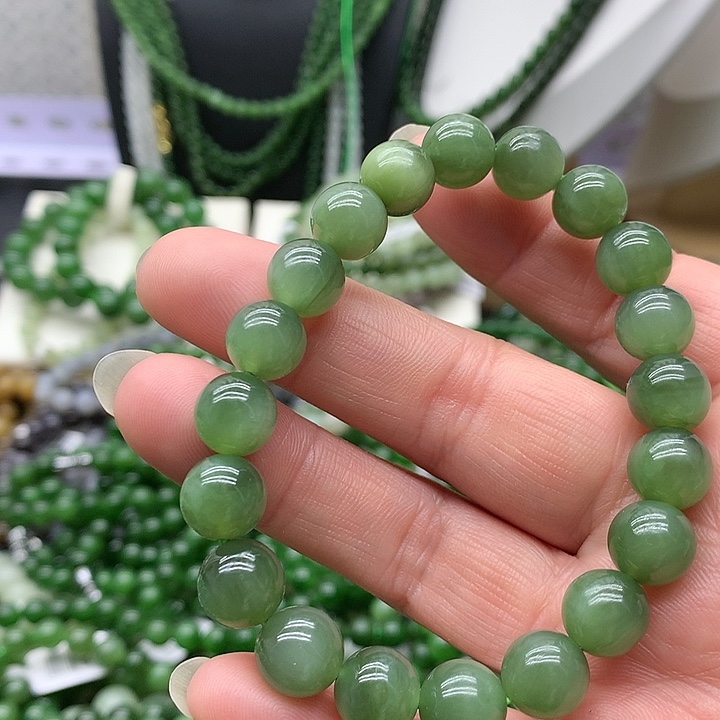 【闪购商品】和田玉手链未镶嵌S*X9.8