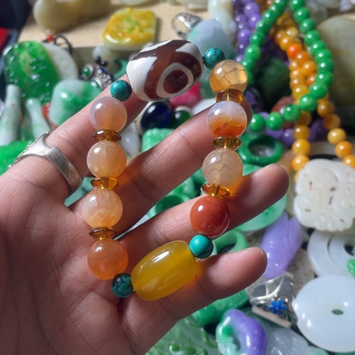 和田玉未镶嵌吊坠(不含链)