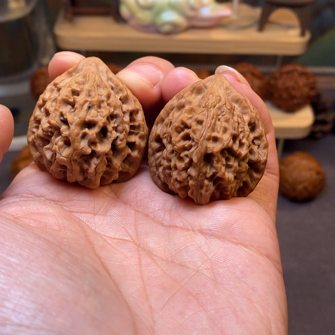 文玩核桃把件全品无修35尺小君君