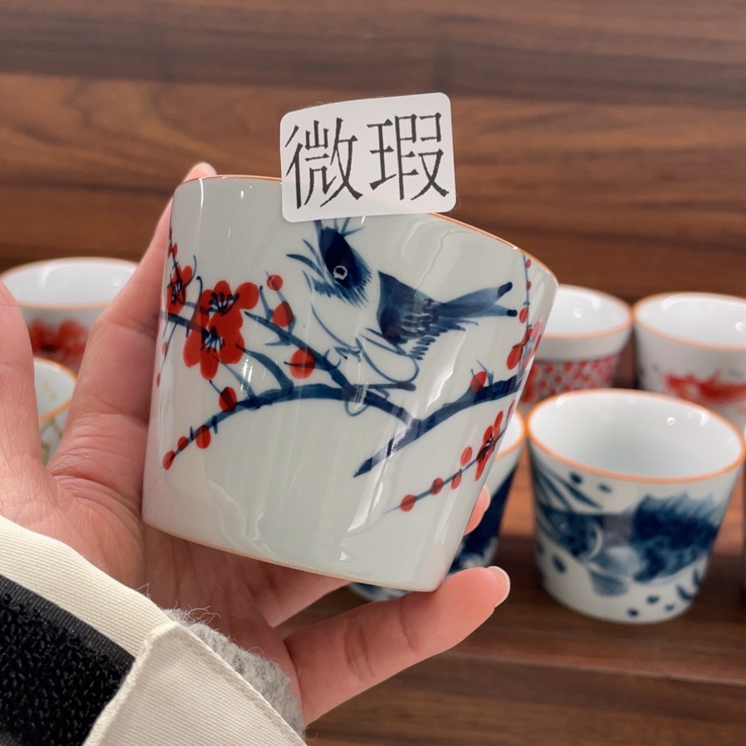 有瑕釉下彩纯手绘