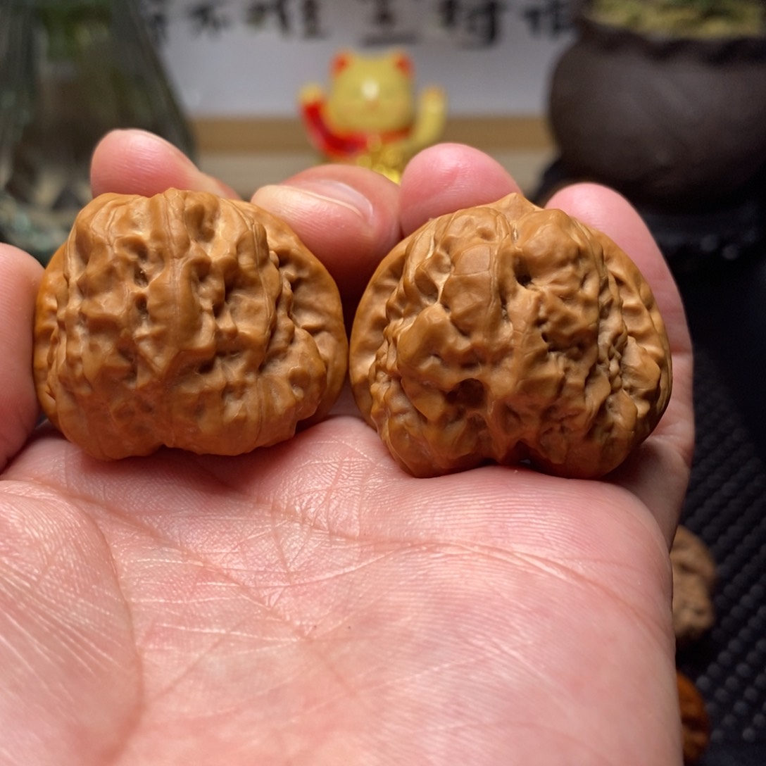 文玩核桃把件蛤蟆头37