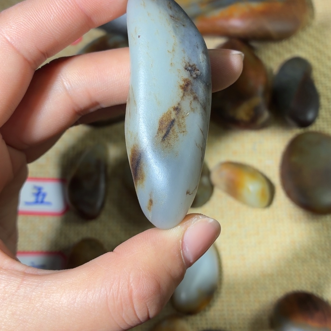 和田玉未镶嵌挂件60g