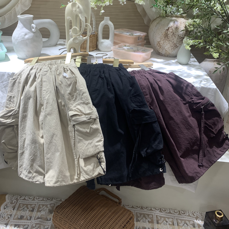 M3-3。908110秋款新款工装九分裤休闲舒适适合男女童