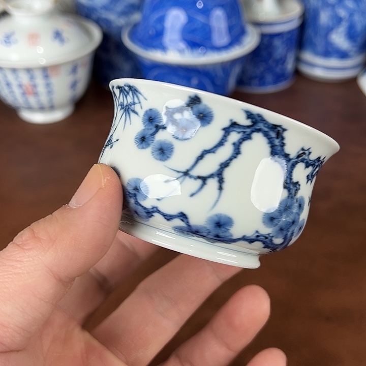 k***i瓷片景德镇全手工手绘陶瓷