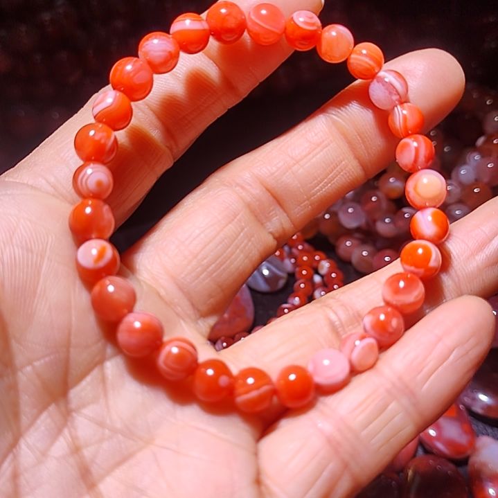 玛瑙/玉髓手链未镶嵌我**恒