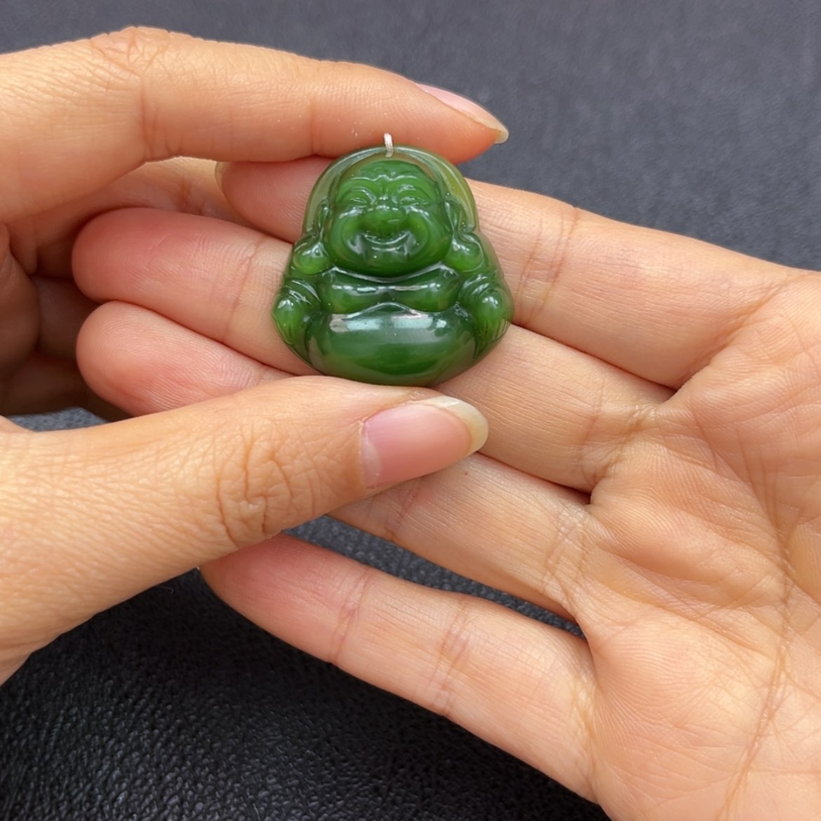 【闪购商品】和田玉颈饰未镶嵌碧玉佛公