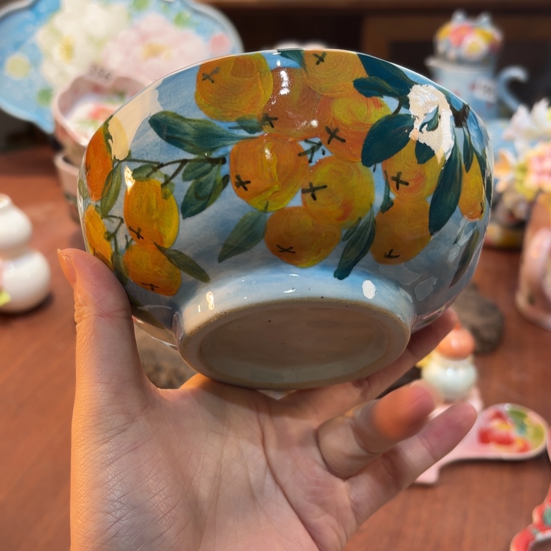 景德镇手绘高温釉下彩陶瓷茶具