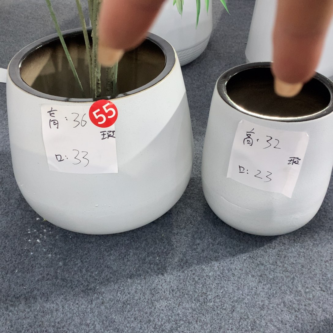 高温陶瓷花盆微瑕